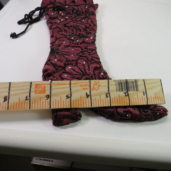 Beaded Tapestry Victorian high heel stocking (Satin lining) DOUBLE SIDED - Picture 10 of 10